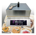 Macchine per Waffle digitale con timer argento