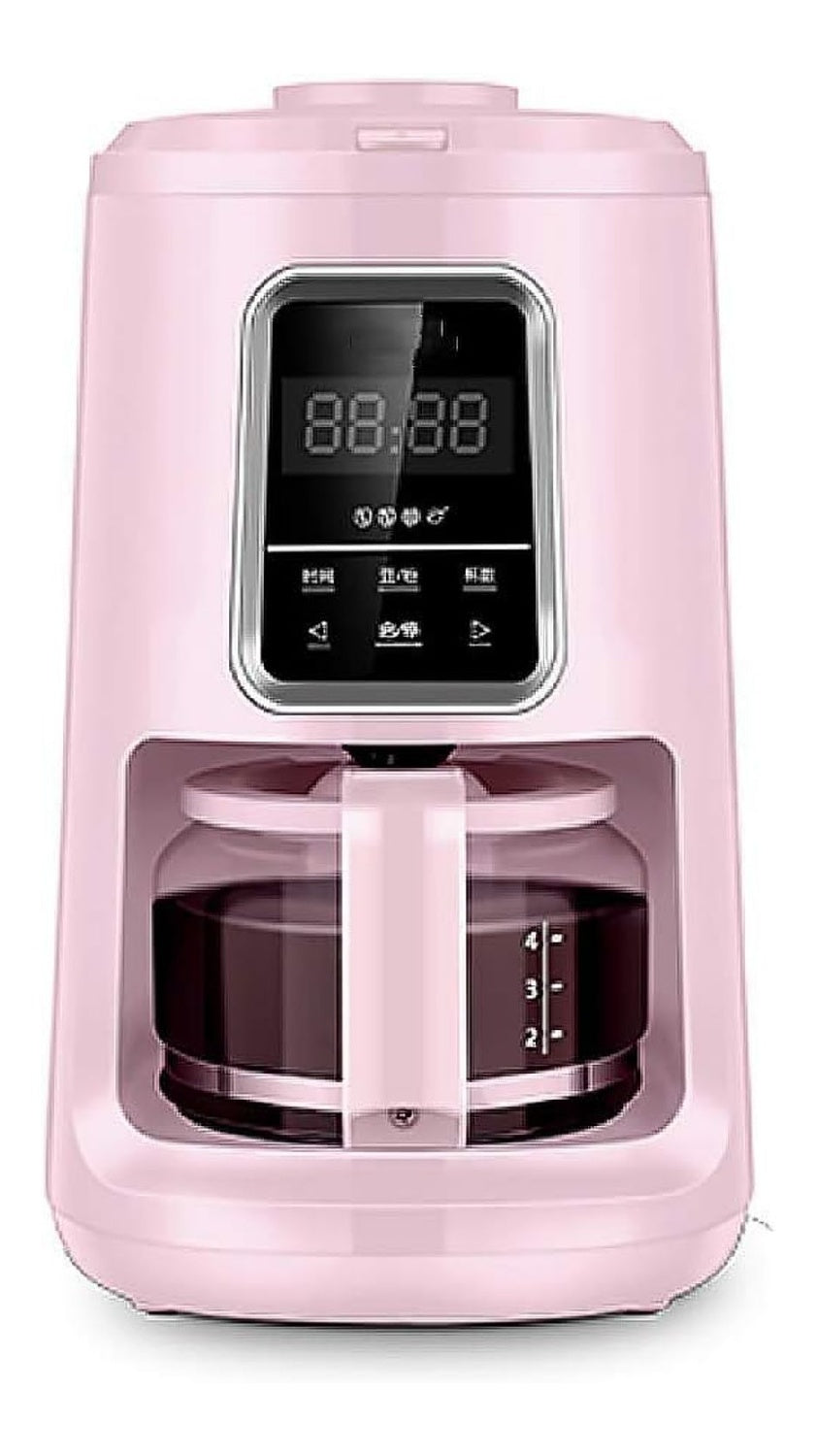 Con comandi touch macchina da caffe funzionamento automatico rosa
