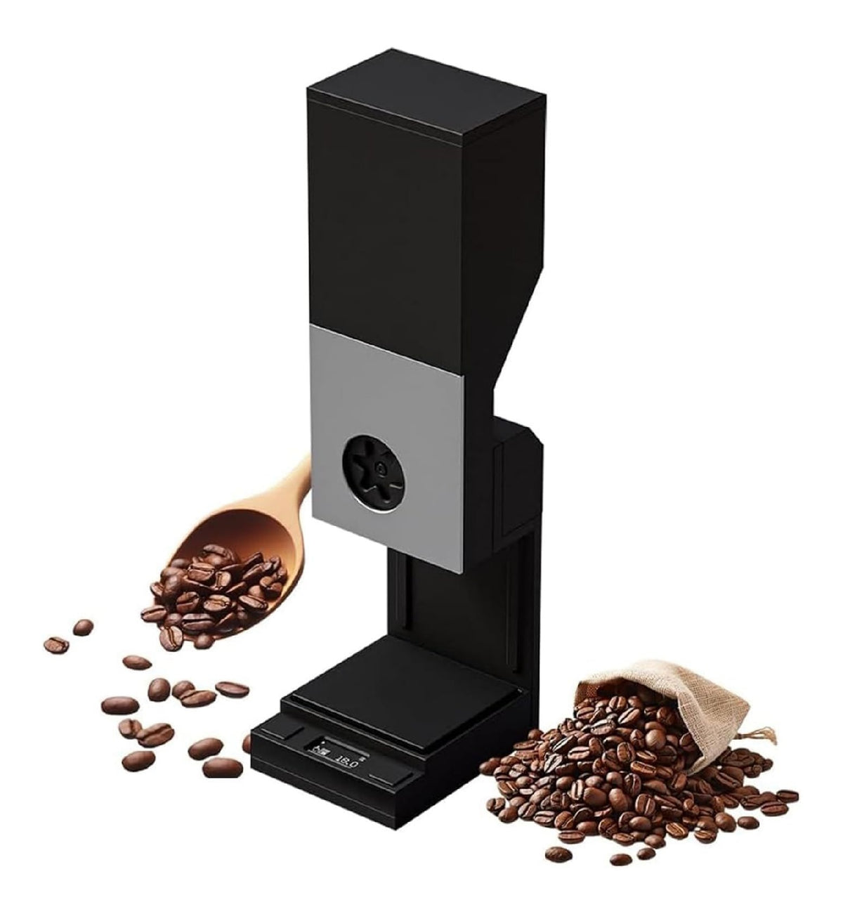 Elettrodomestico compatto Dosatore automatico chicchi caffe doppio