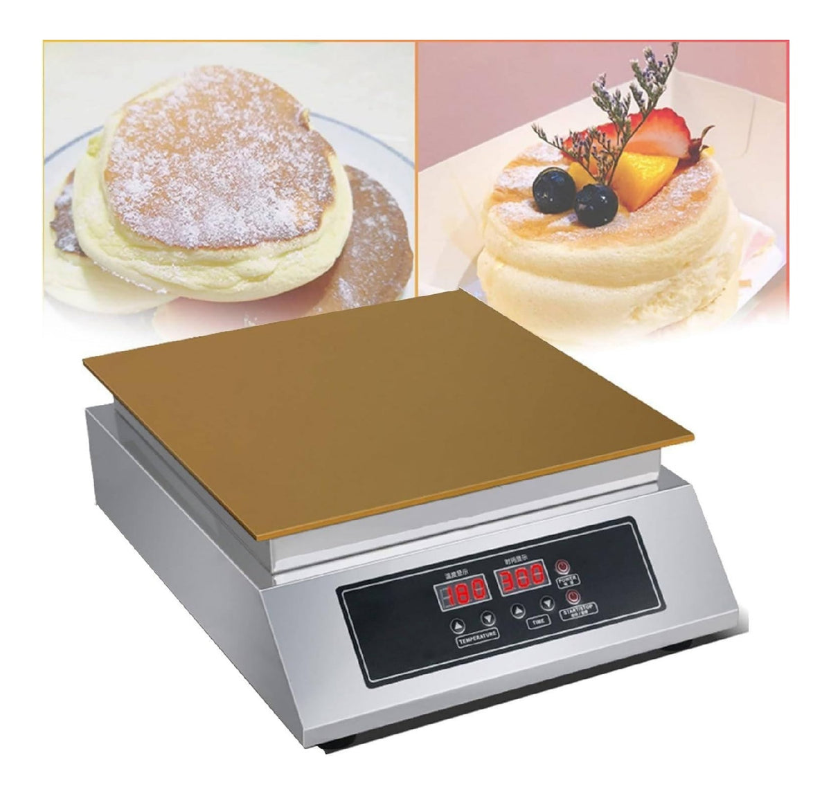 Macchina per souffle elettrica W/2600 digitale con timer rame