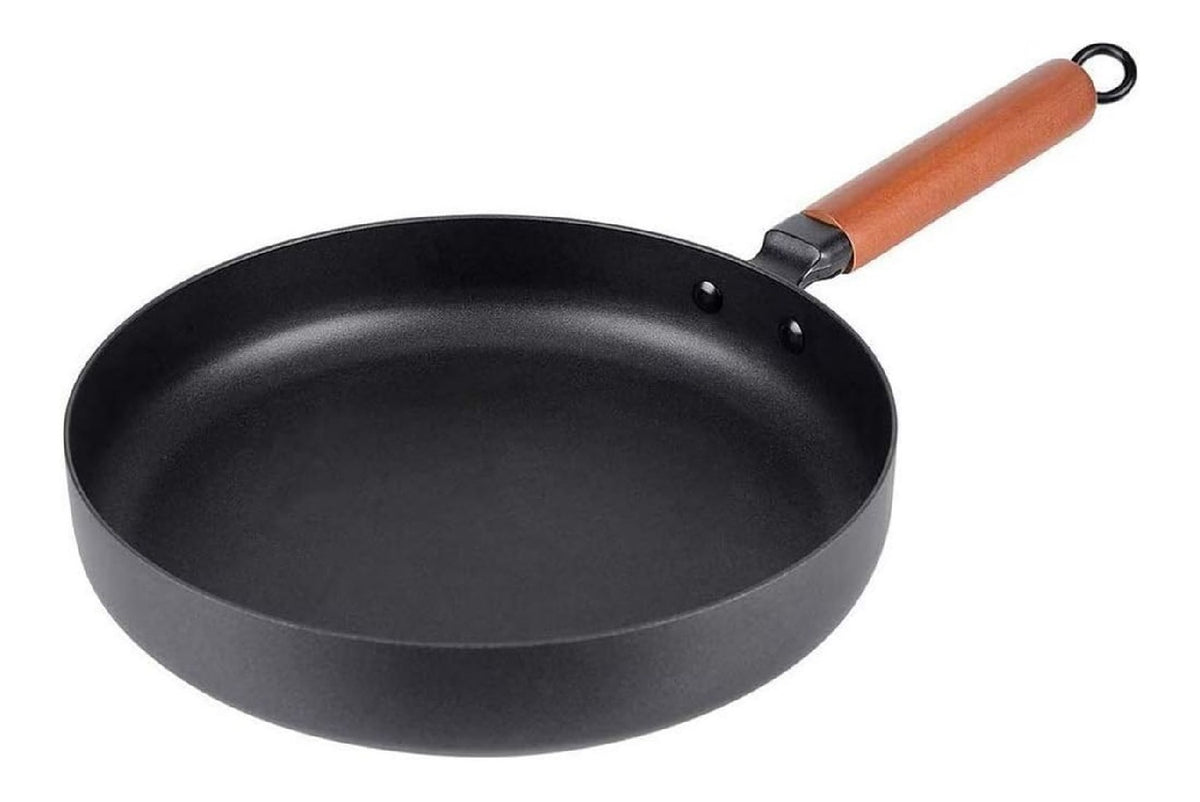 Friggitrice da cucina Padella Ghisa Grande Maniglia Supporto