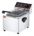 Friggitrice elettrica 12 L in acciaio inox argento