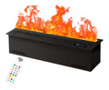 Camino Elettrico Vapore Acqueo 3D,19-59in con comandi touch con timer rosso
