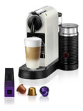 Macchina espresso con comandi touch funzionamento automatico bianco
