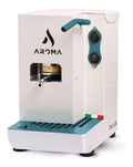Macchina da caffe con comandi touch bianco