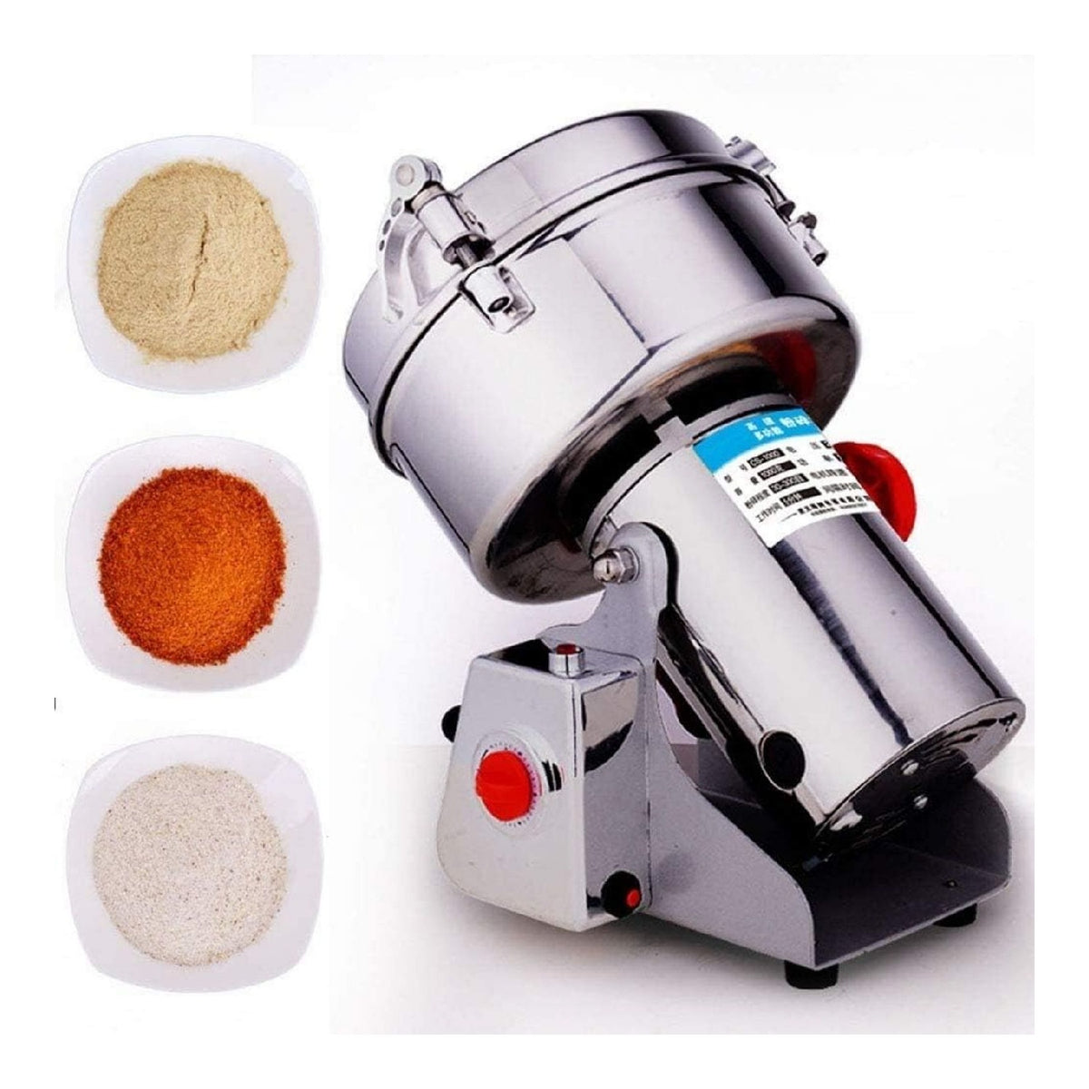 Macinini Macinacaffe Elettrico Cereali Superfine Mill Macinacaffe Elettrico Cereali nero