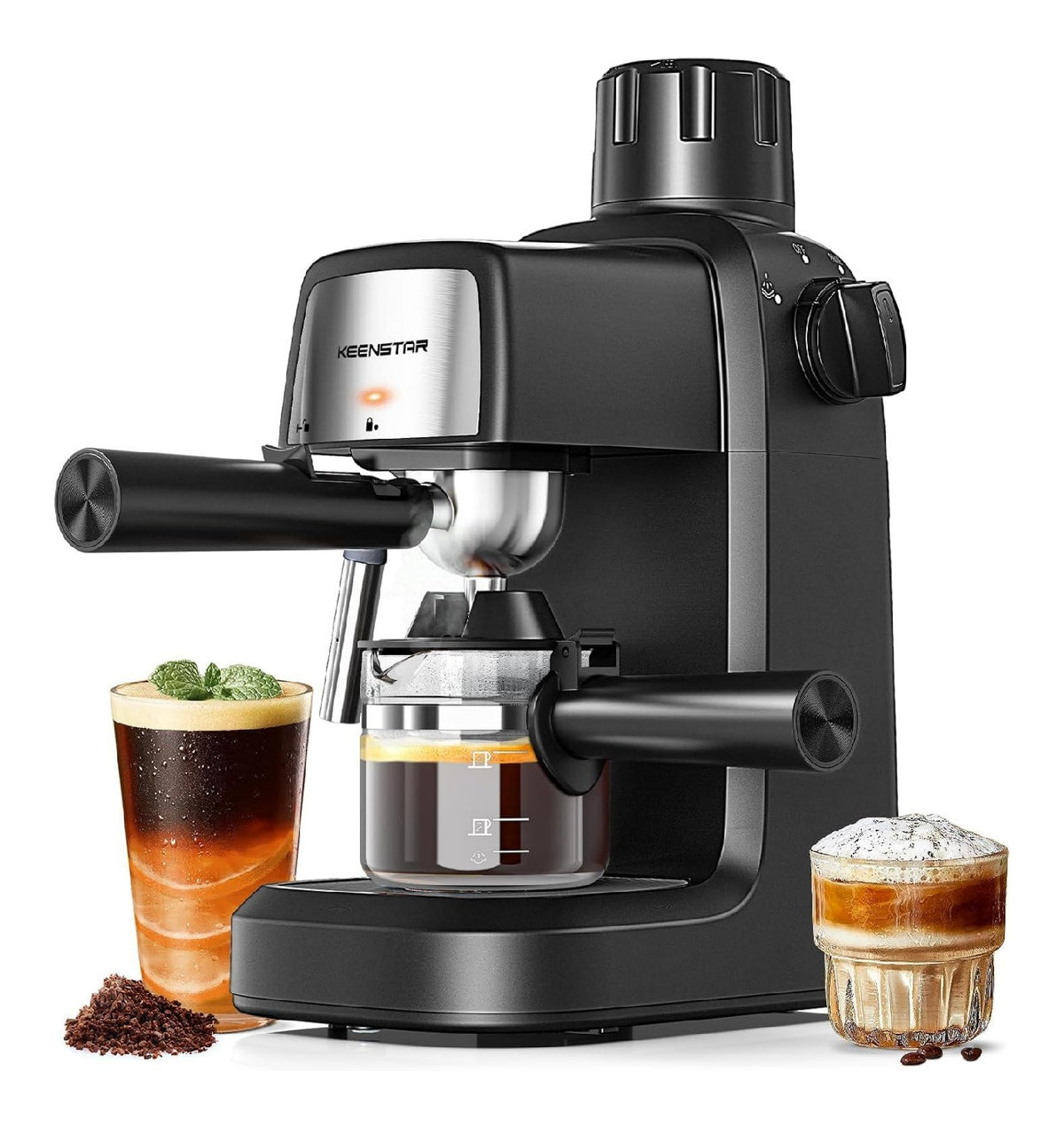 Funzione vapore macchina espresso rame