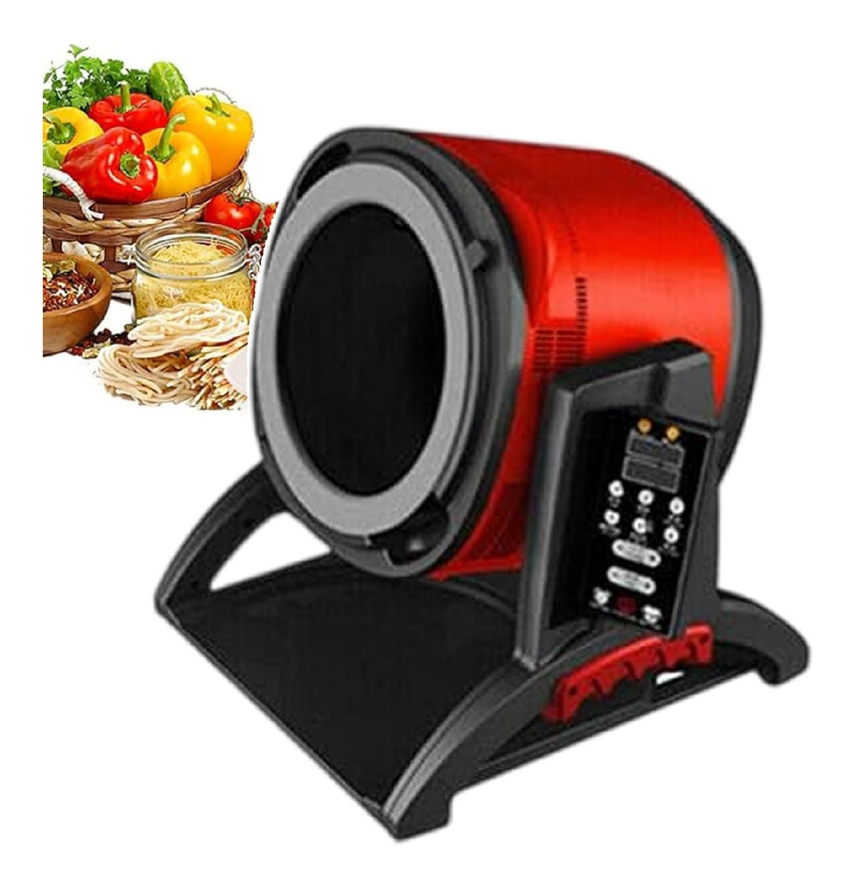 Robot da cucina 6 L con comandi touch rosso