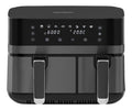 Friggitrice ad aria con programmi automatici funzionamento automatico nero rivestimento antiaderente