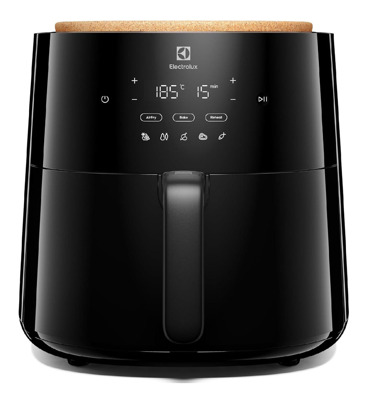 Friggitrice ad aria 7 L con timer nero