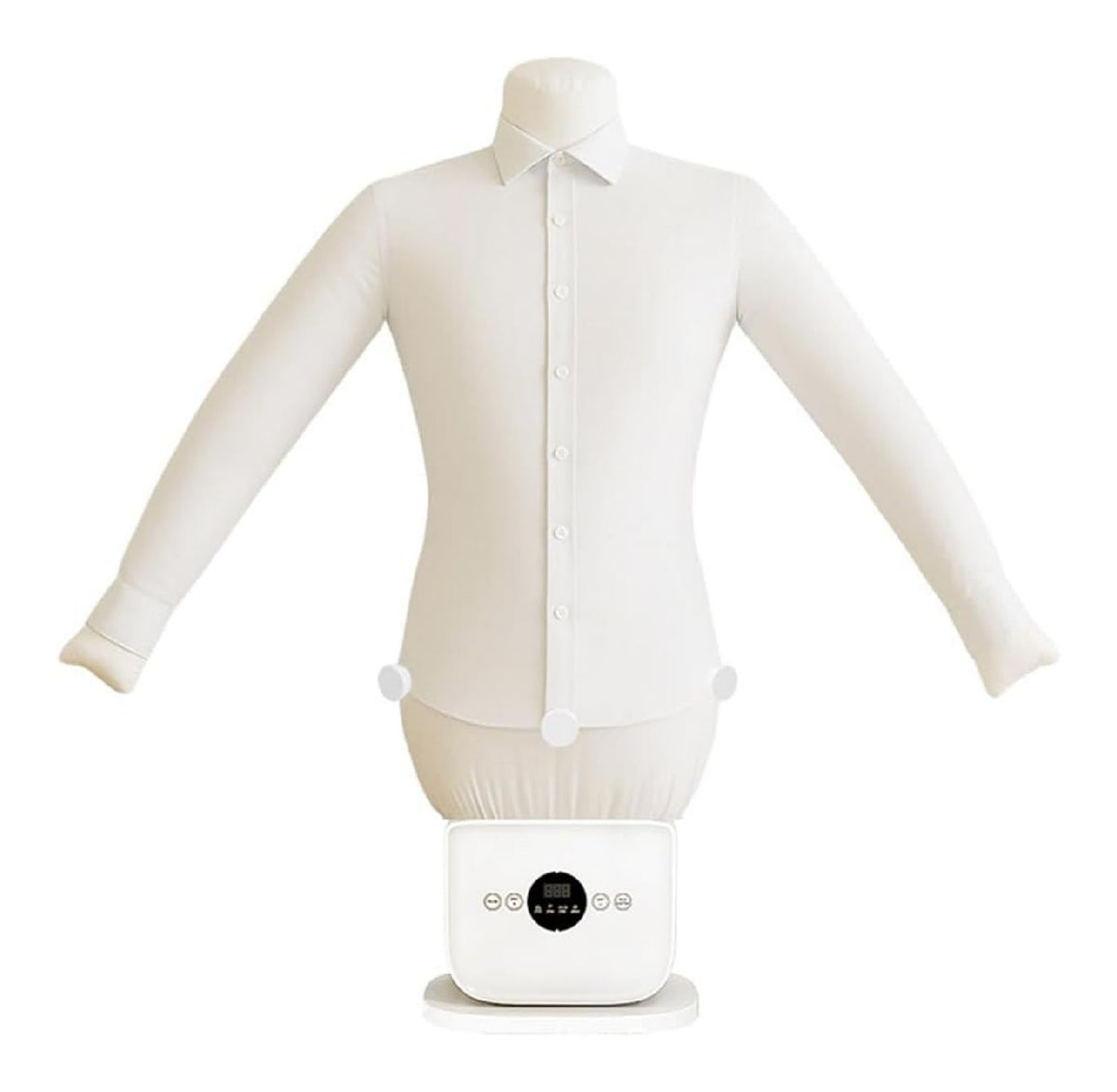 Ferro da stiro con comandi touch con timer bianco