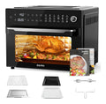 Friggitrice ad aria digitale nero Aeitto Grande forno friggitrice