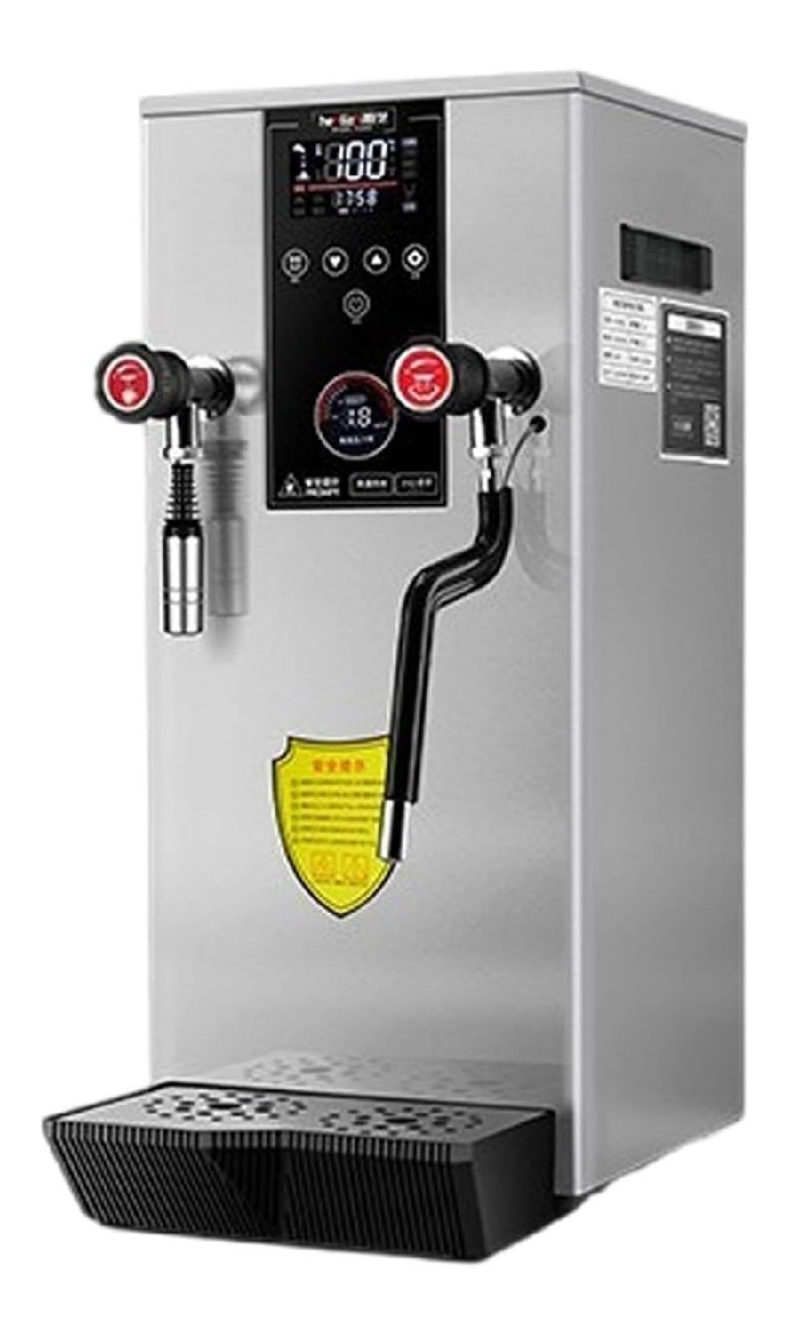 Bollitore elettrico digitale funzionamento automatico argento