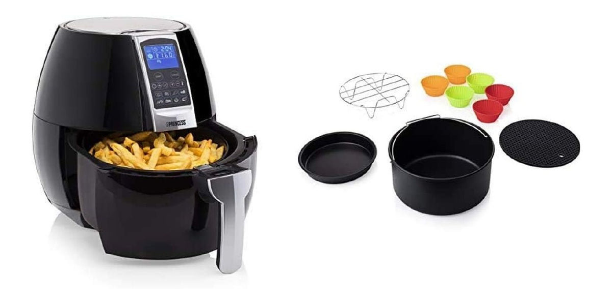 Friggitrice ad aria 3.2 L temperatura regolabile nero