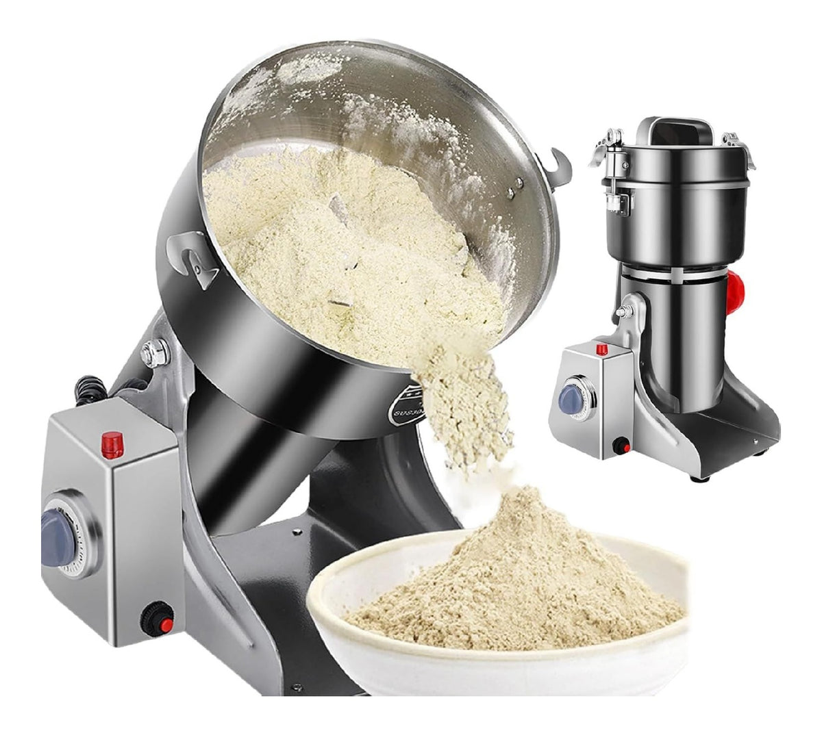 Macinino Elettrico per Cereali con con timer rame