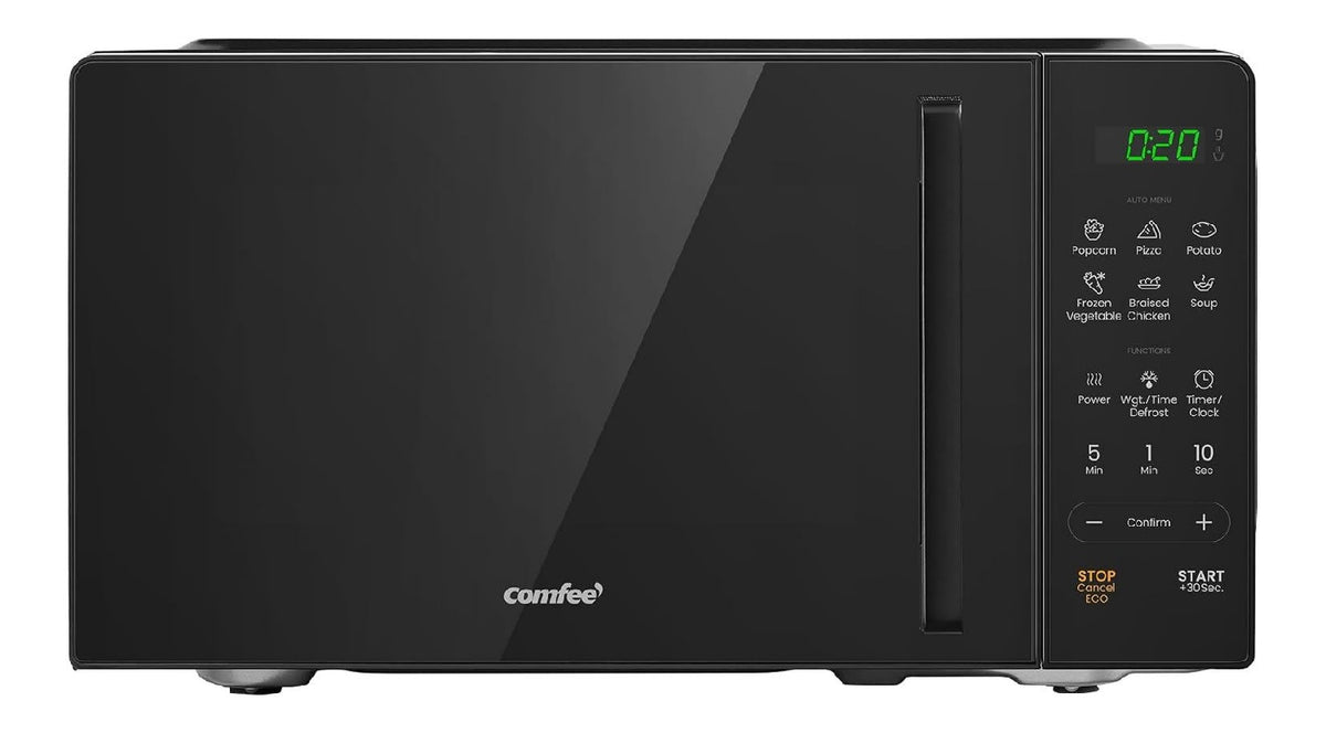 Microonde da cucina con comandi touch funzionamento automatico nero