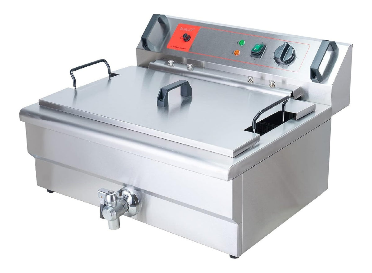 Friggitrice elettrica funzionamento automatico temperatura regolabile rosa