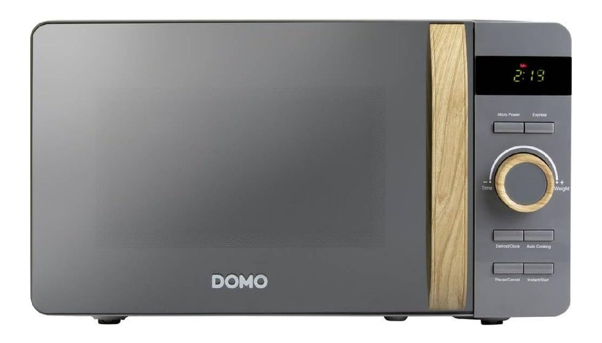 Forno a microonde digitale con timer grigio